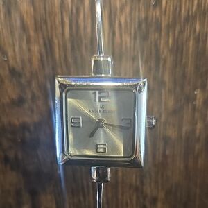 Anne Klein Metallic Wall Clock